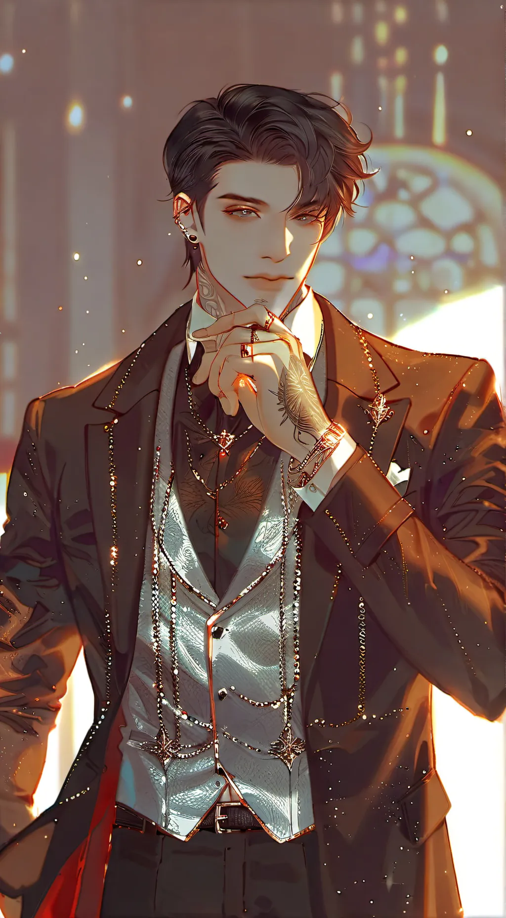 ai character: ~•Lucius~• background