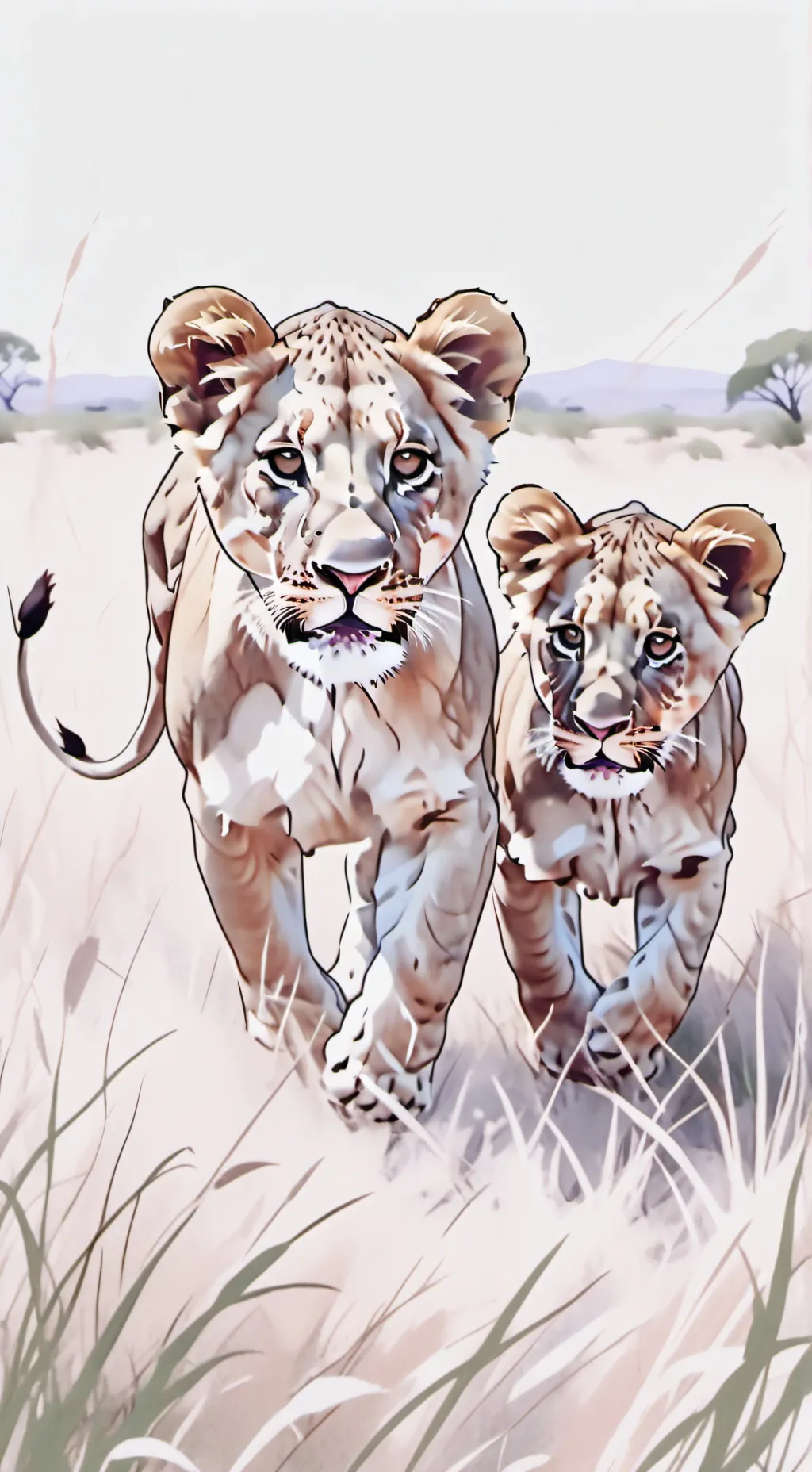 ai character: Cloud pride background