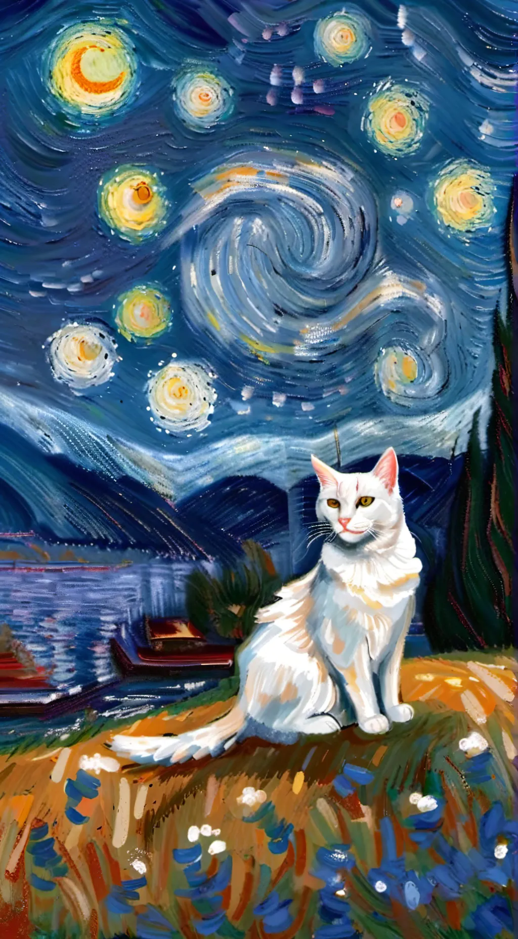 ai character: Wenda background