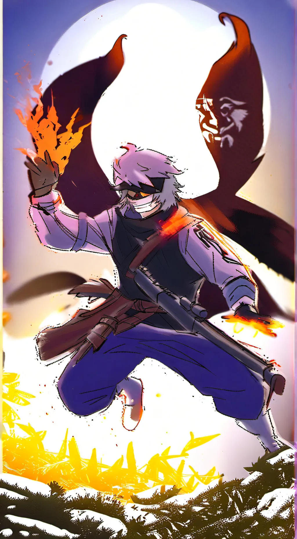 ai character: дроны! background