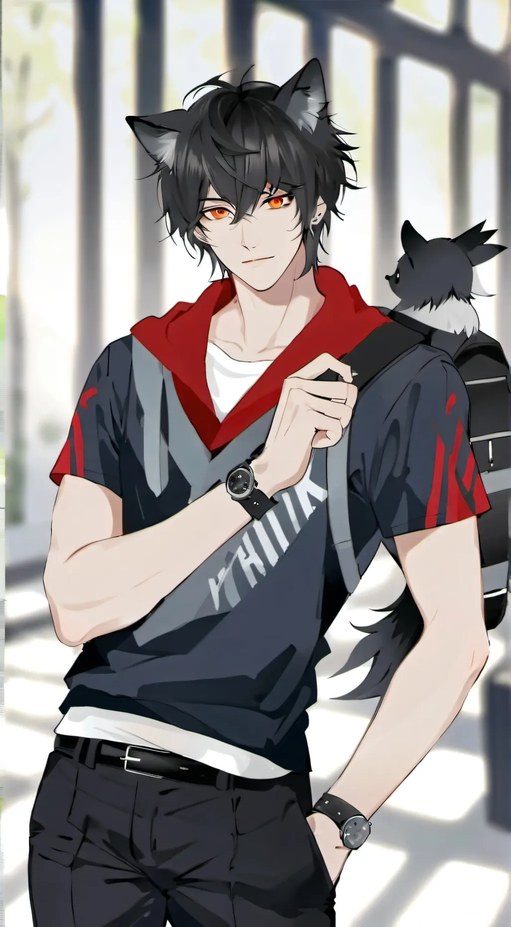 ai character: void background