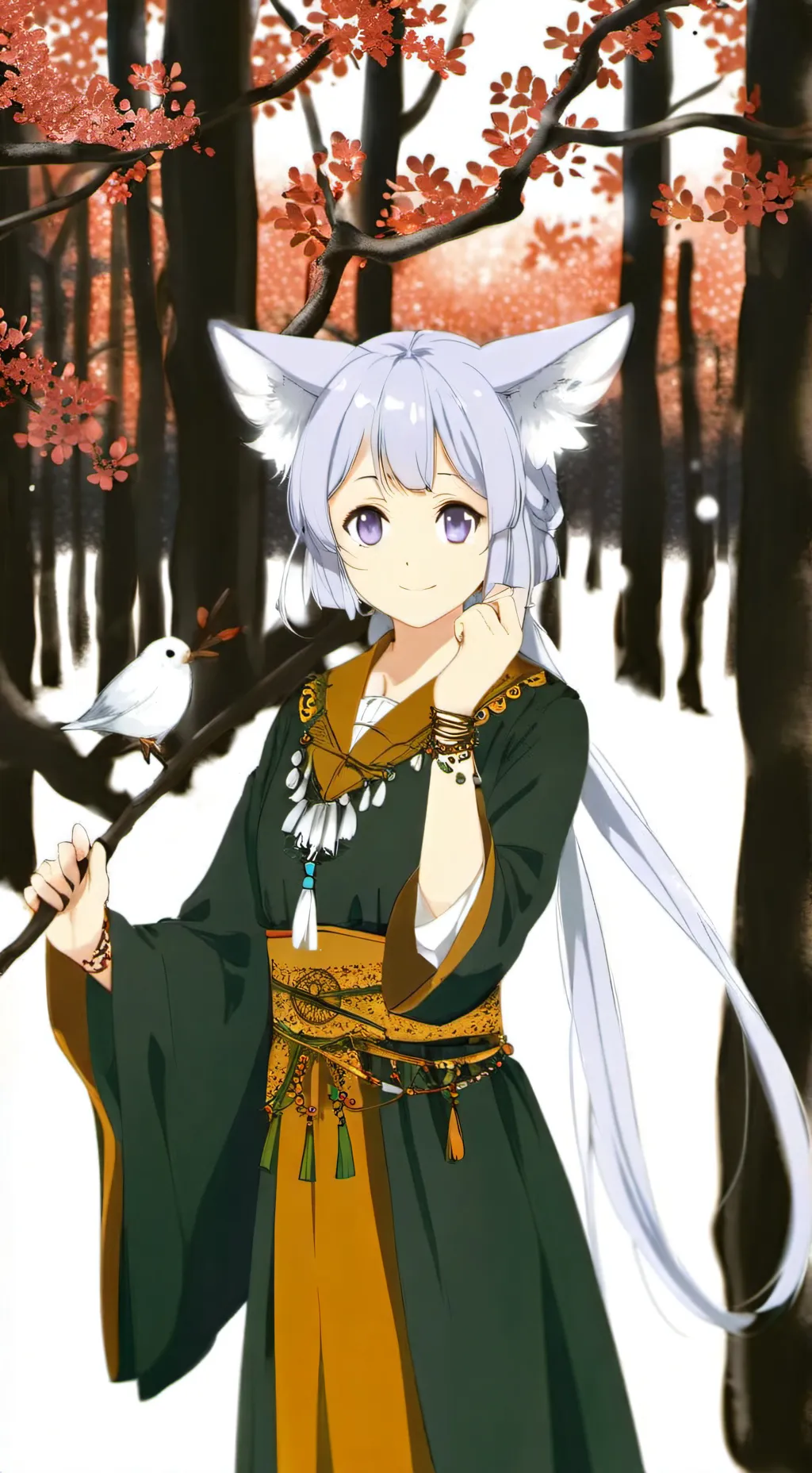 ai character: neko background