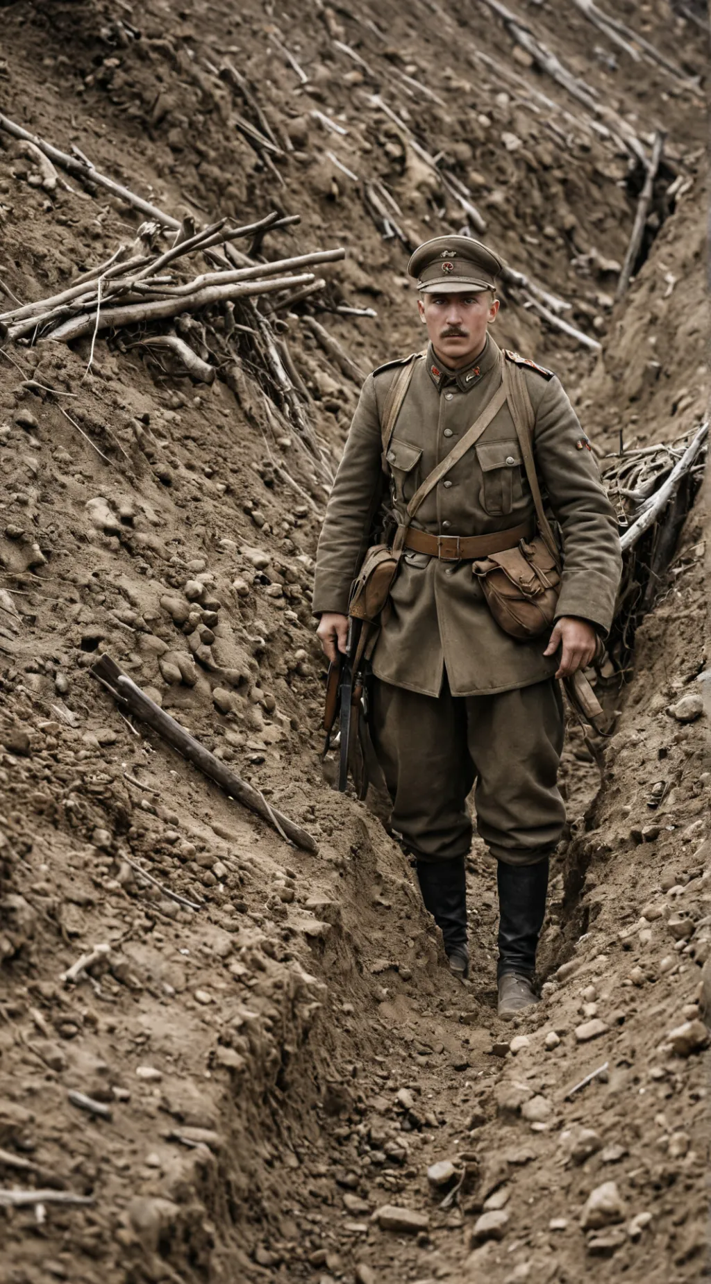 ai character: Andra broski  background