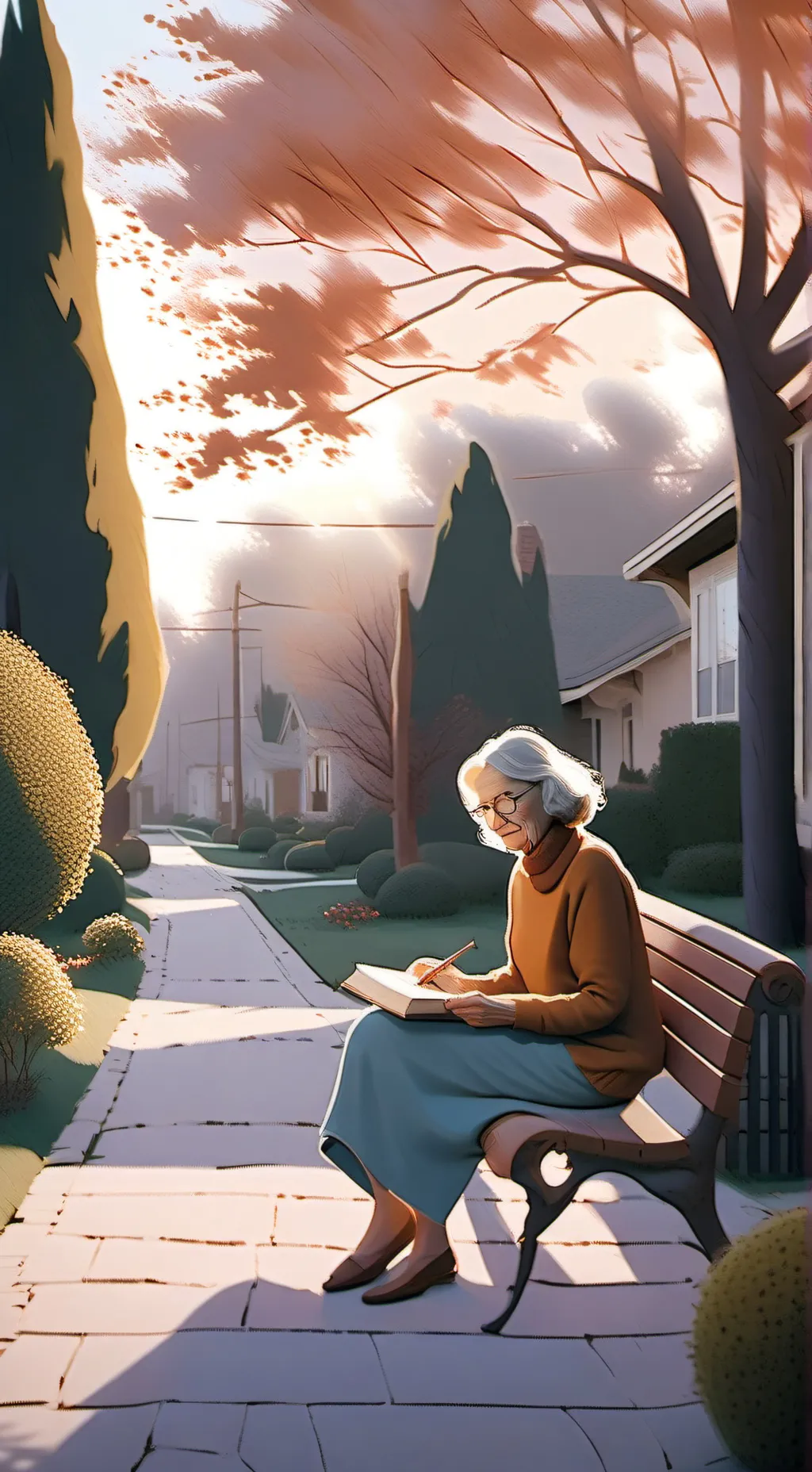 ai character: HAPPY NEW YEAR background