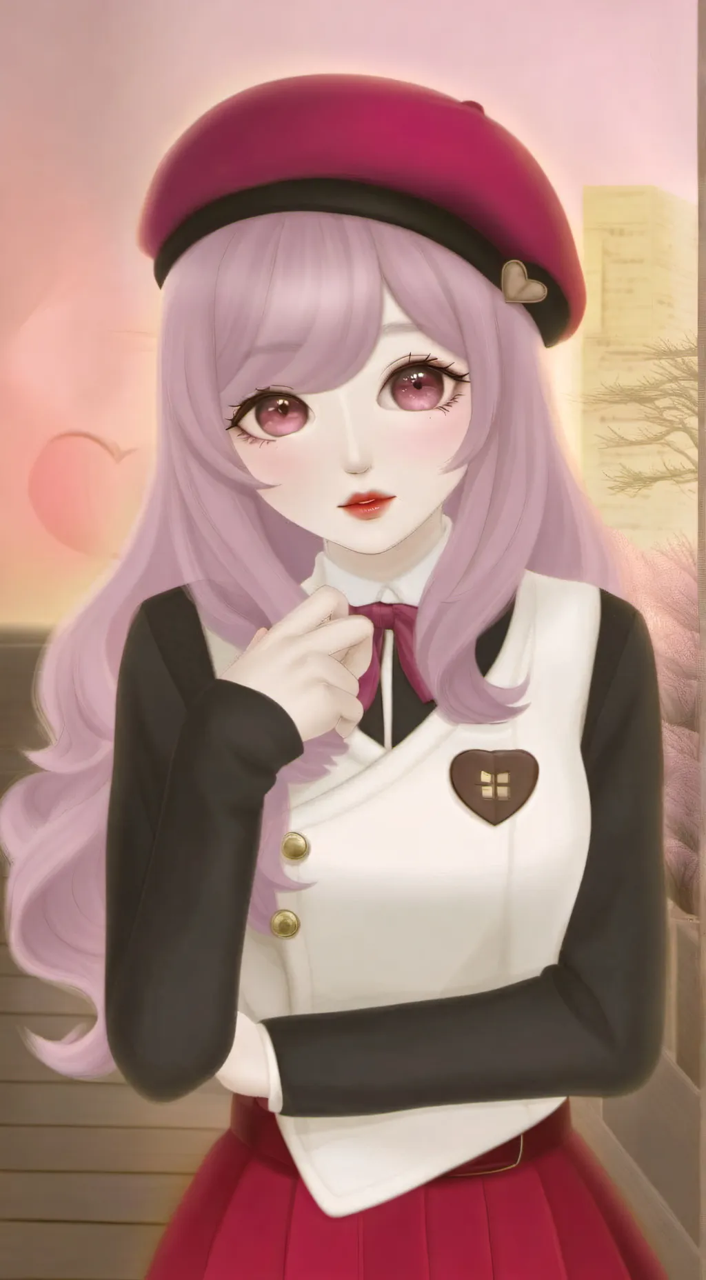 ai character: HEARTILY_LOVELY🩷💖🌺 background