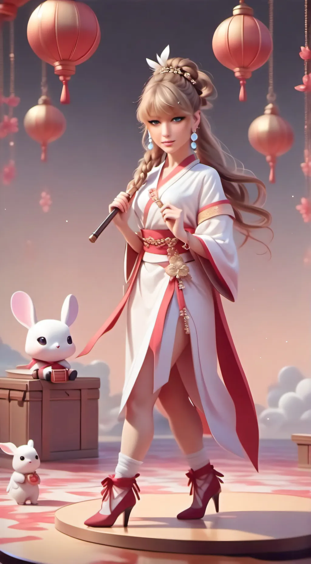 ai character: dandys world hateu background