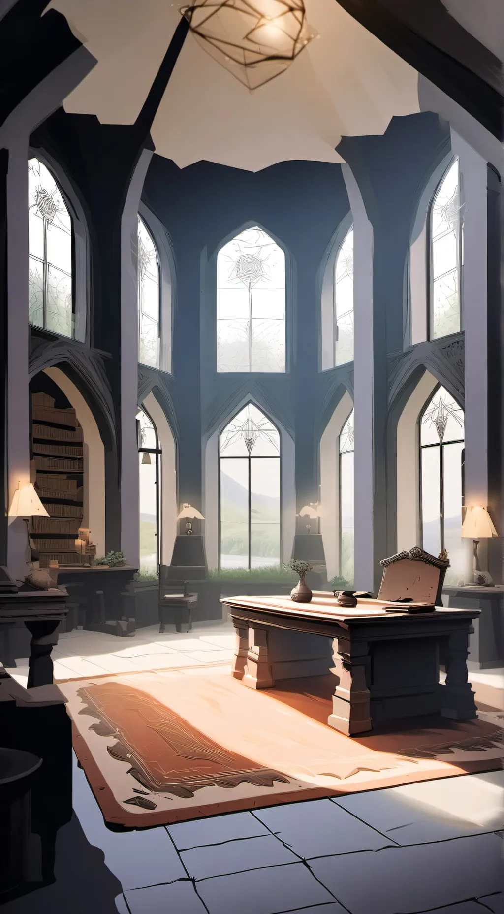 ai character: hello i'm back background