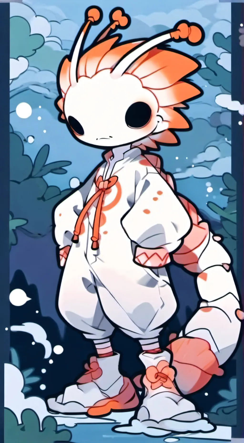 ai character: Twisted shrimpo background