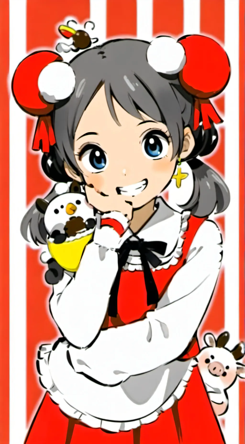 ai character: petuna pig background