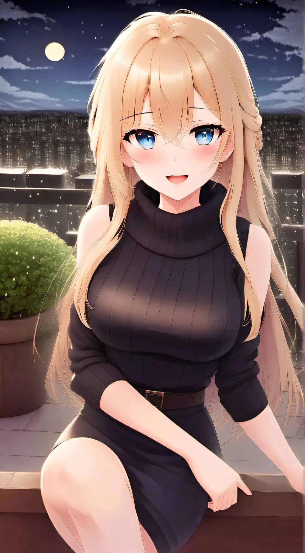 ai character: Unknown girl background