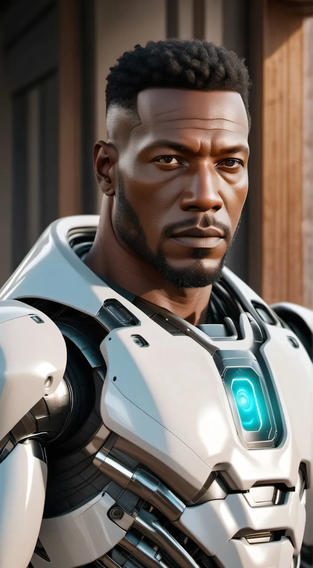 ai character: George droyd background