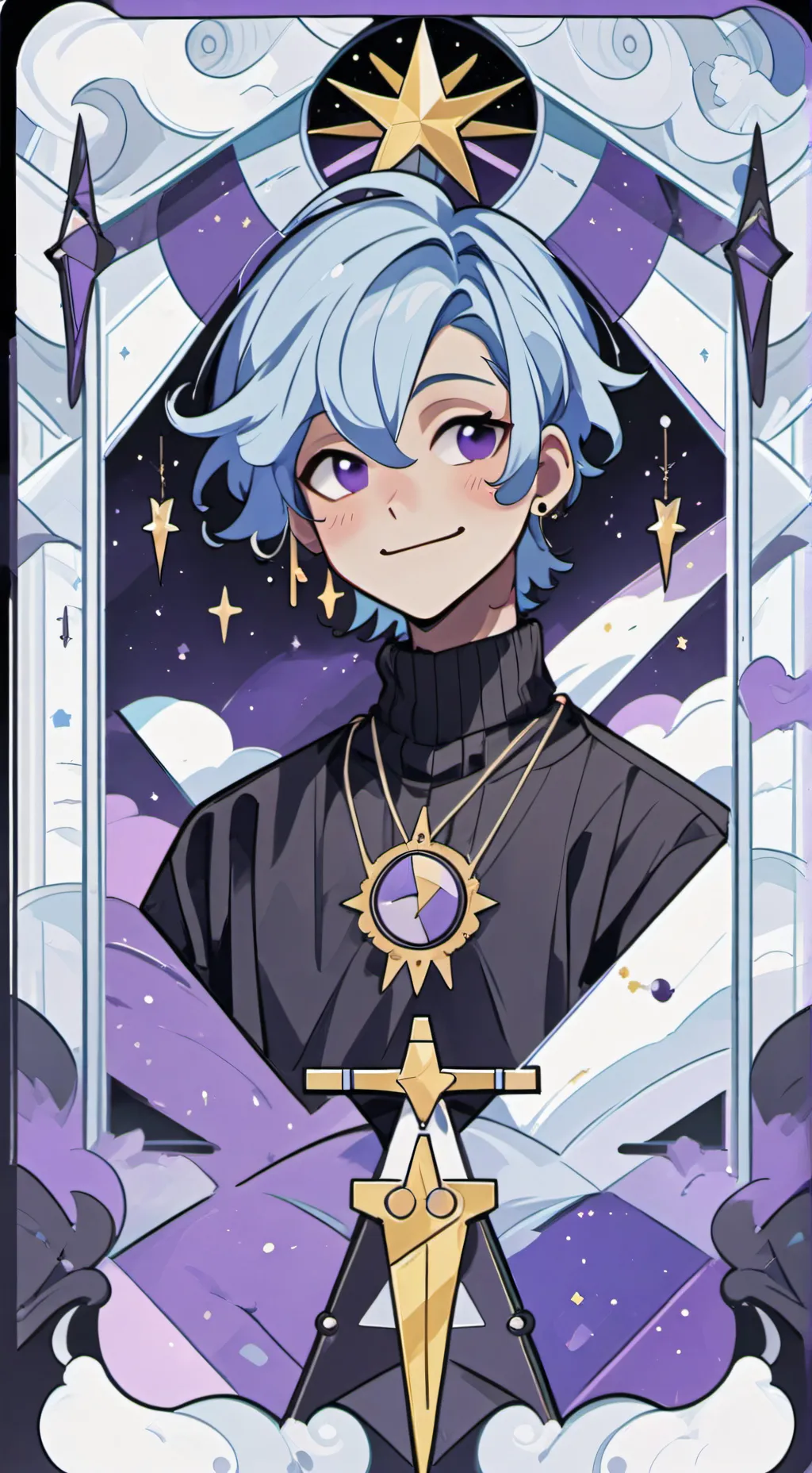 ai character: glitch Wally background