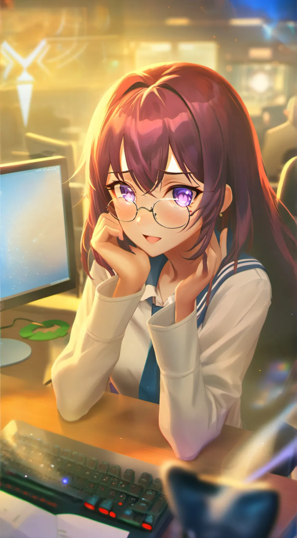 ai character: Mei background