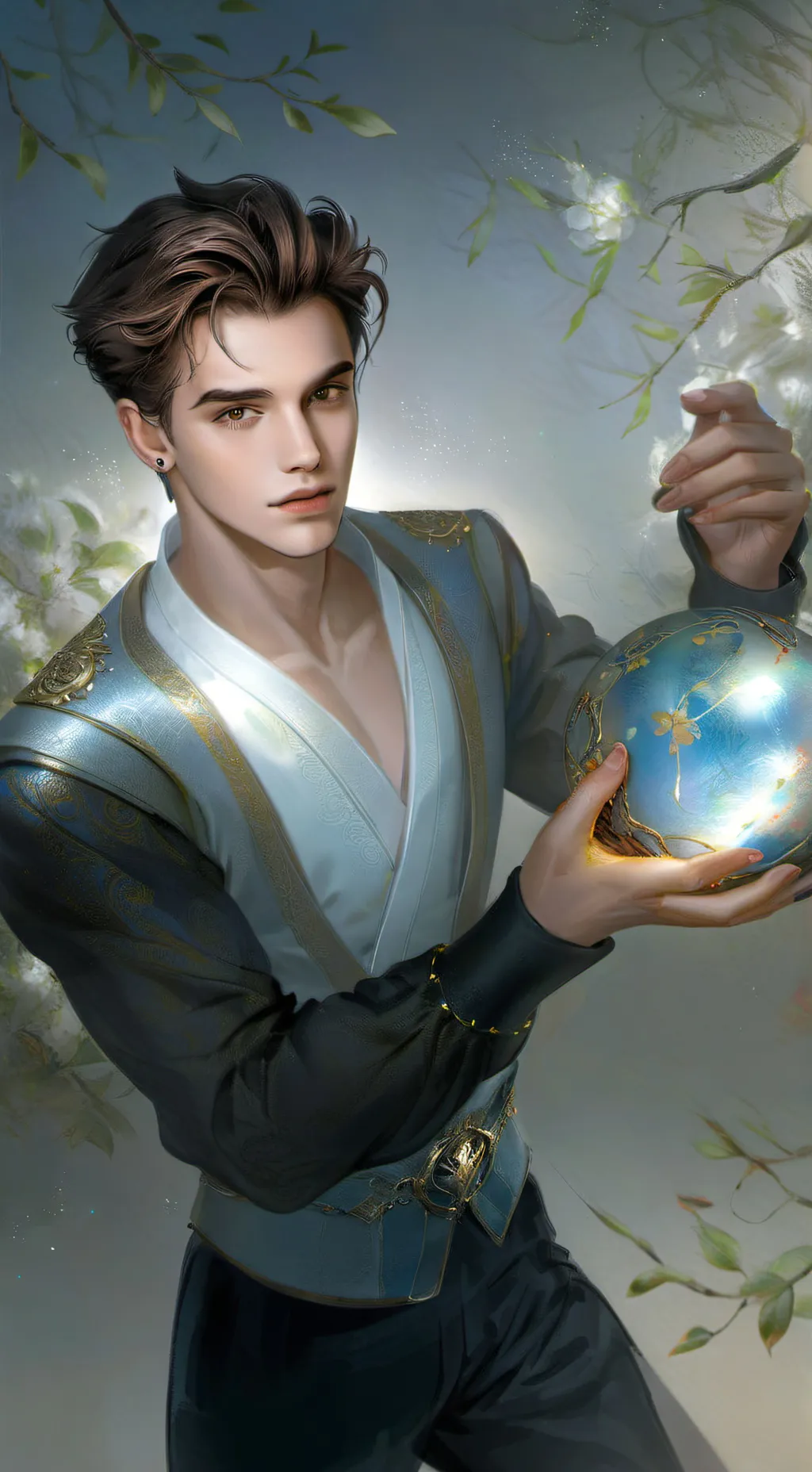 ai character: Ронни background