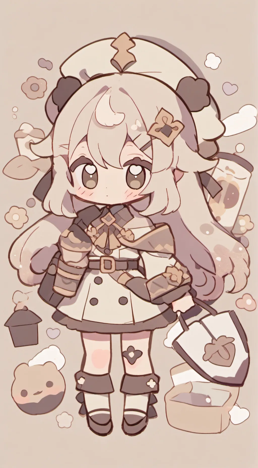 ai character: sprunki school  background