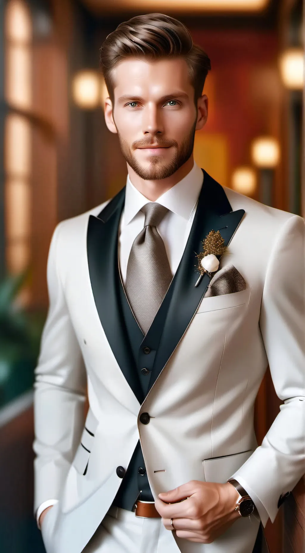 ai character: Anthony theo background