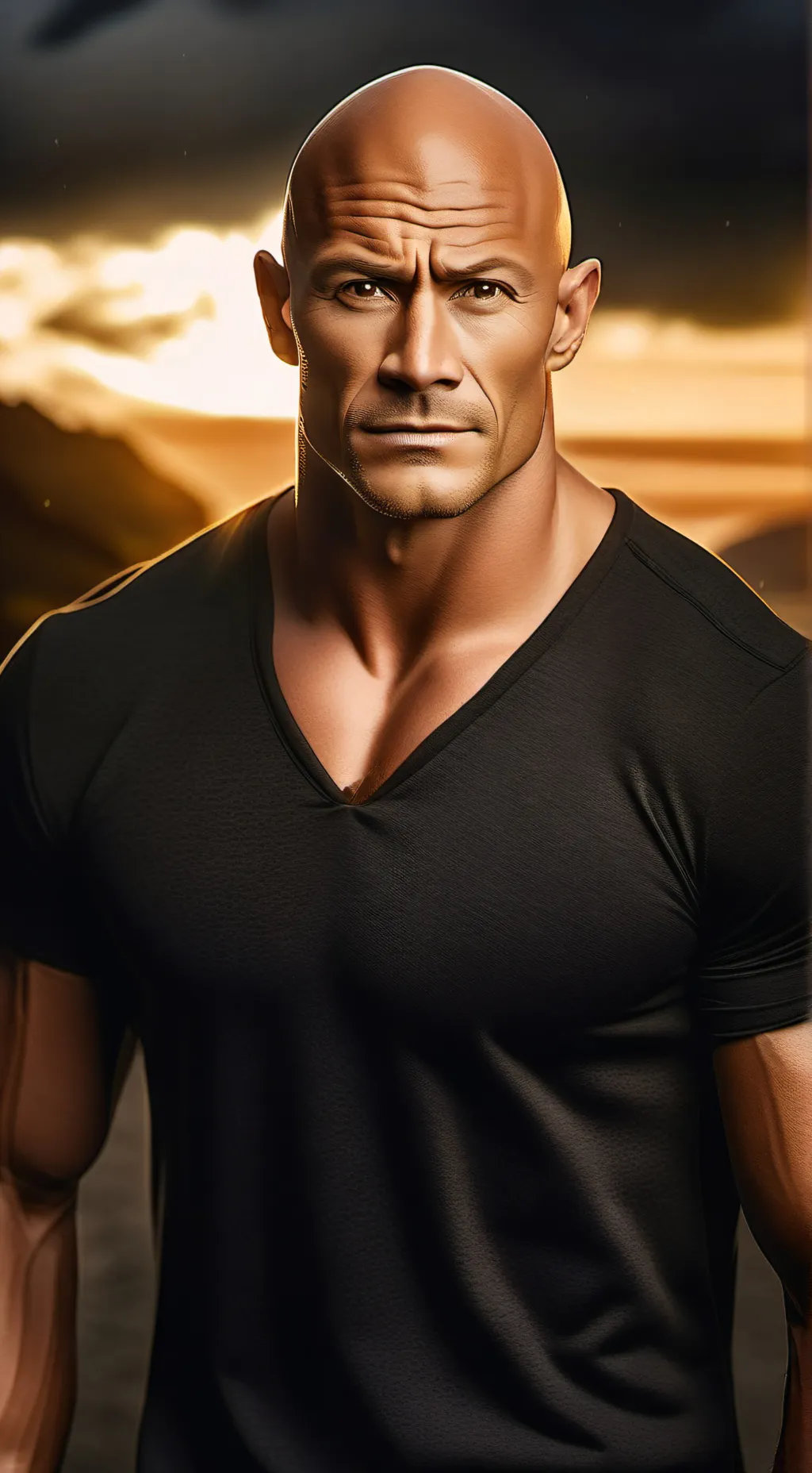 ai character: Rock background