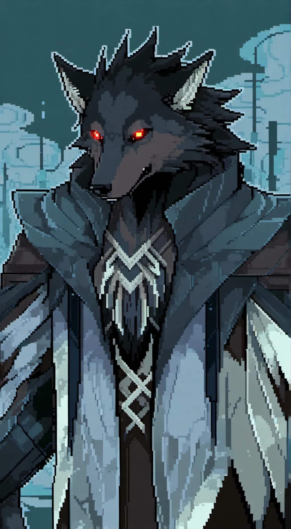 ai character: Shadow (Not sonic) background