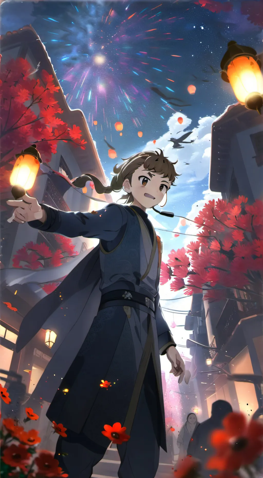 ai character: santi x nabi background