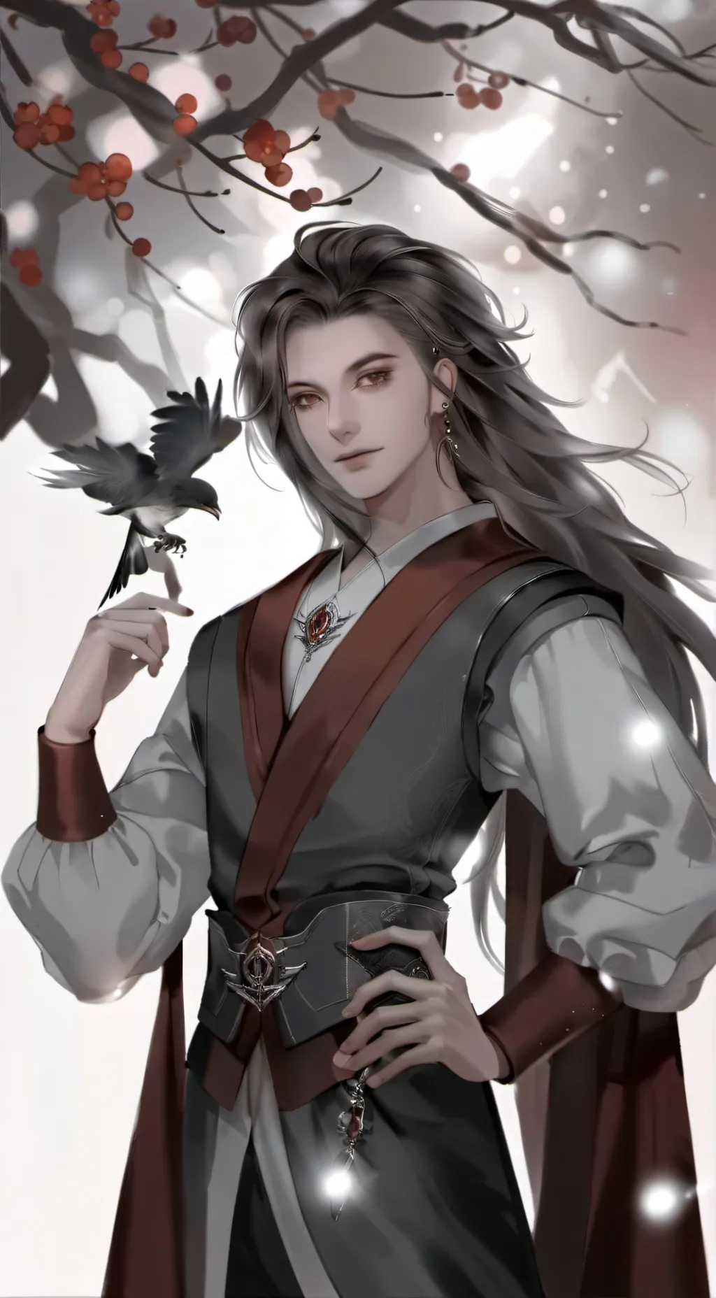 ai character: Alexandre  background