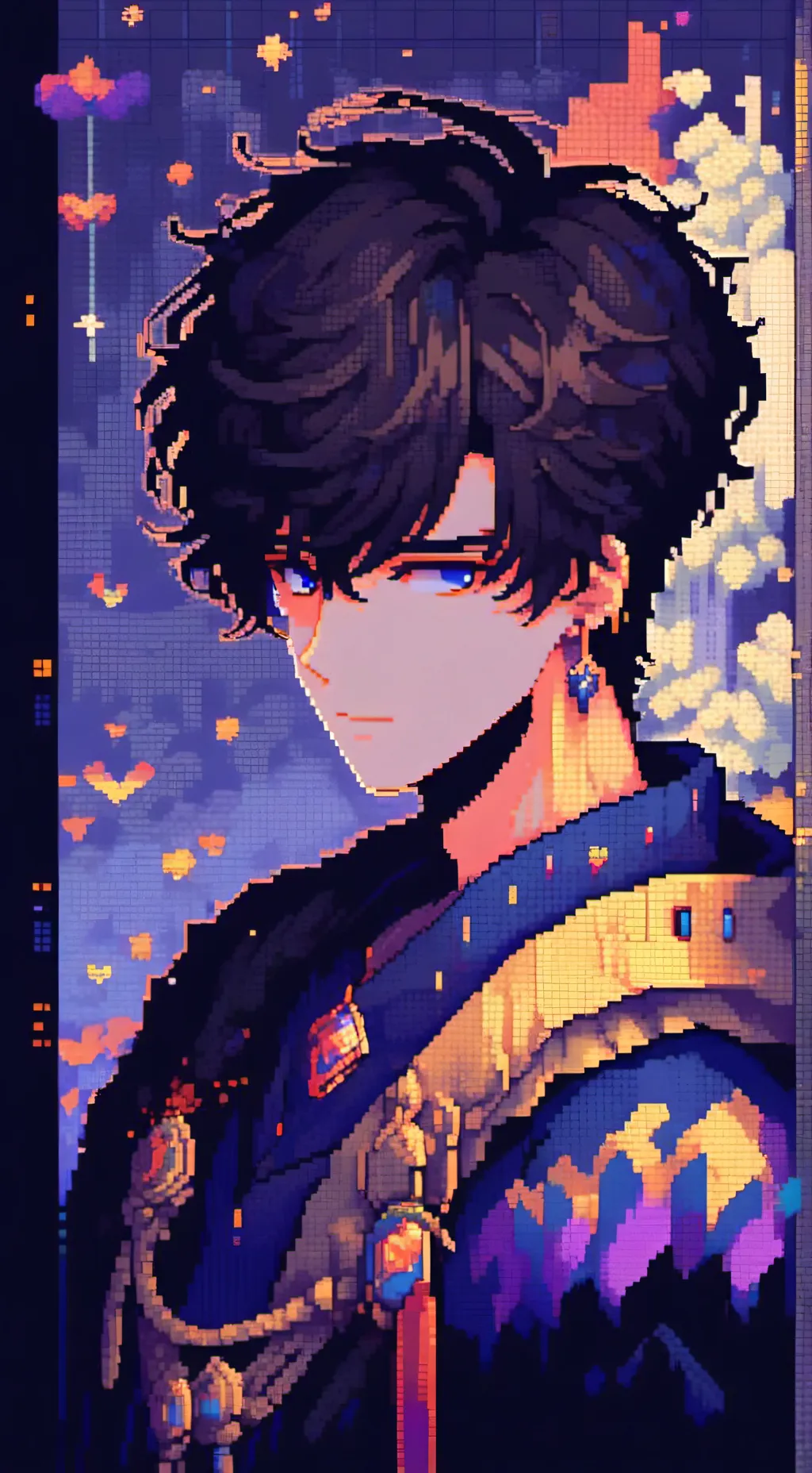 ai character: ? background