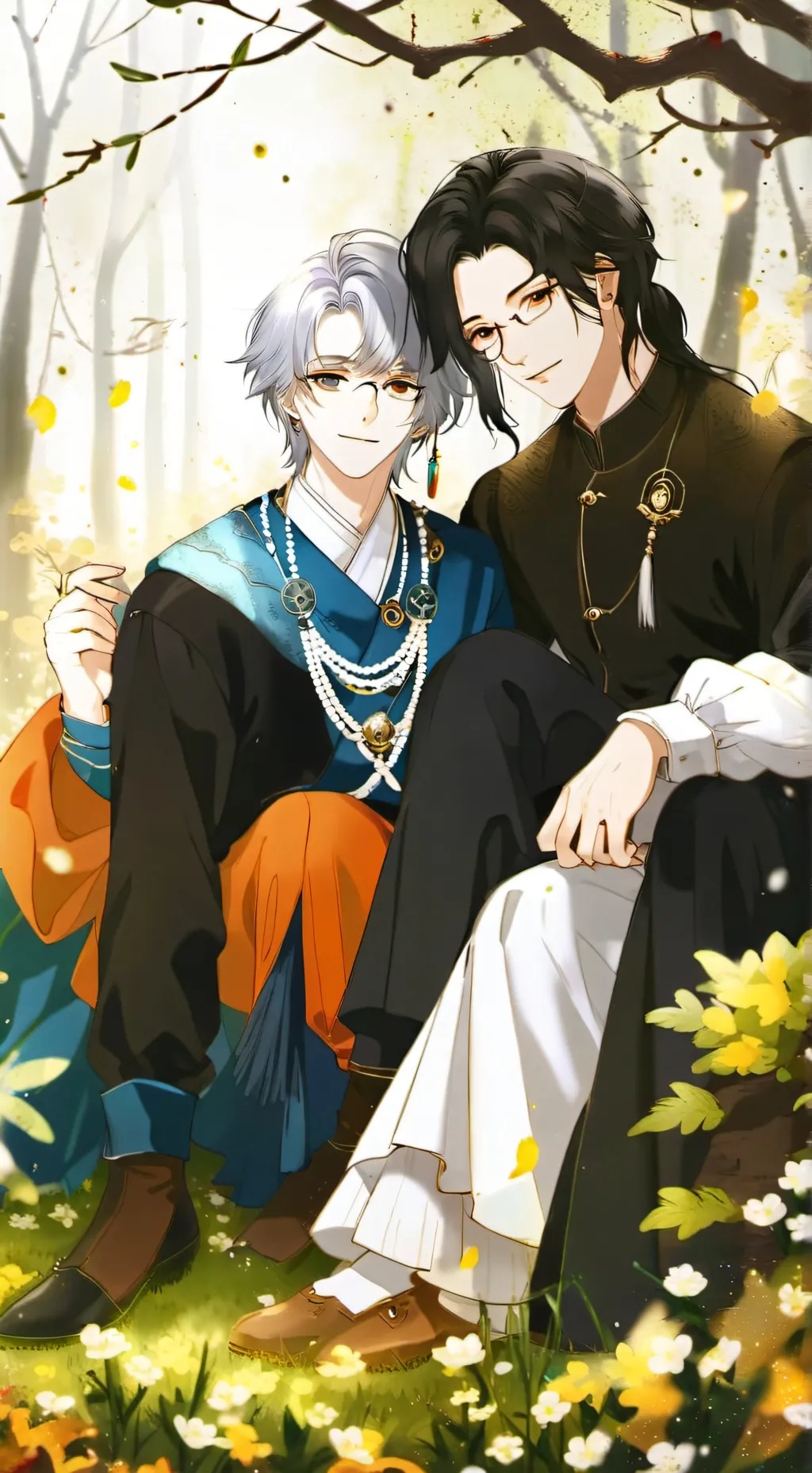 ai character: Leo and Issac background