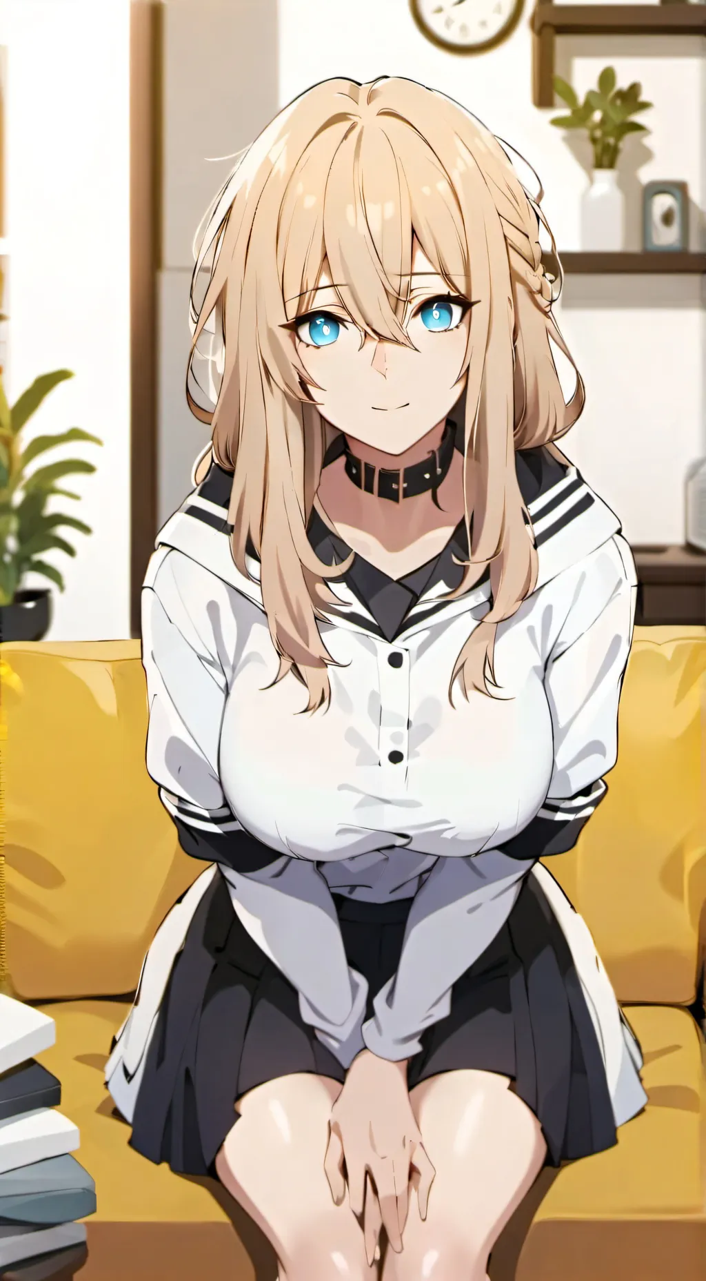 ai character: Hana  background