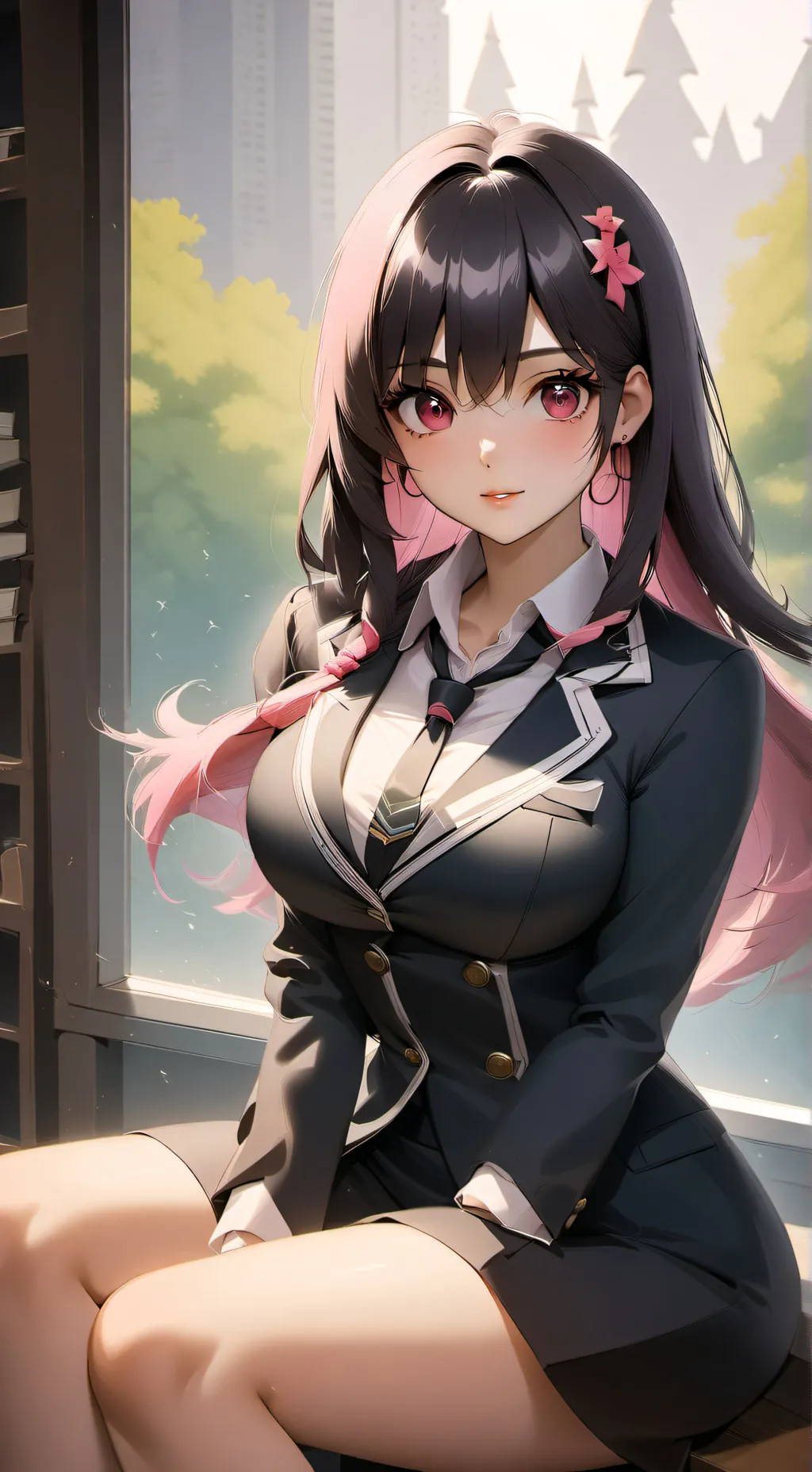 ai character: Hakari Hanazono background