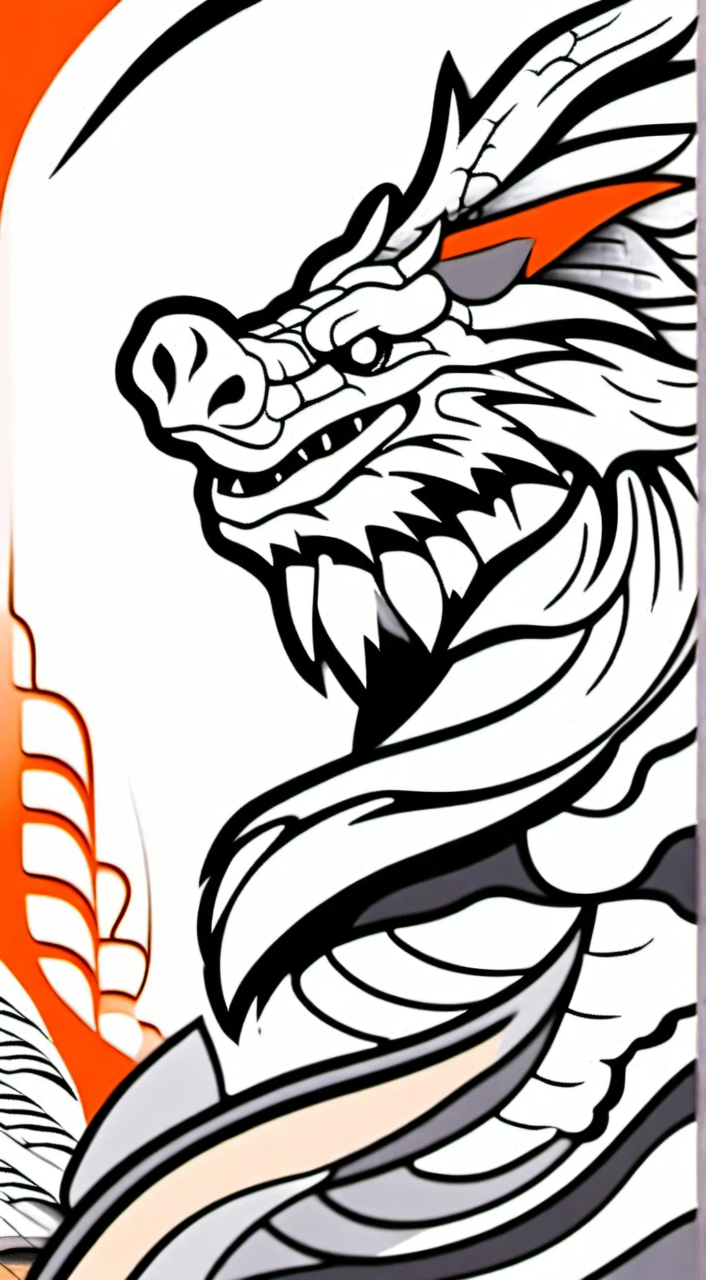 ai character: dragón  background