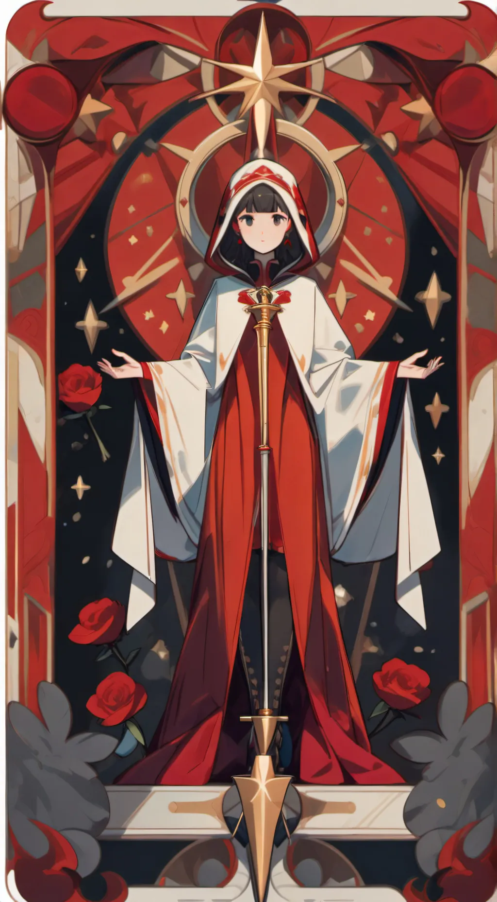 ai character: Ghost Japan background