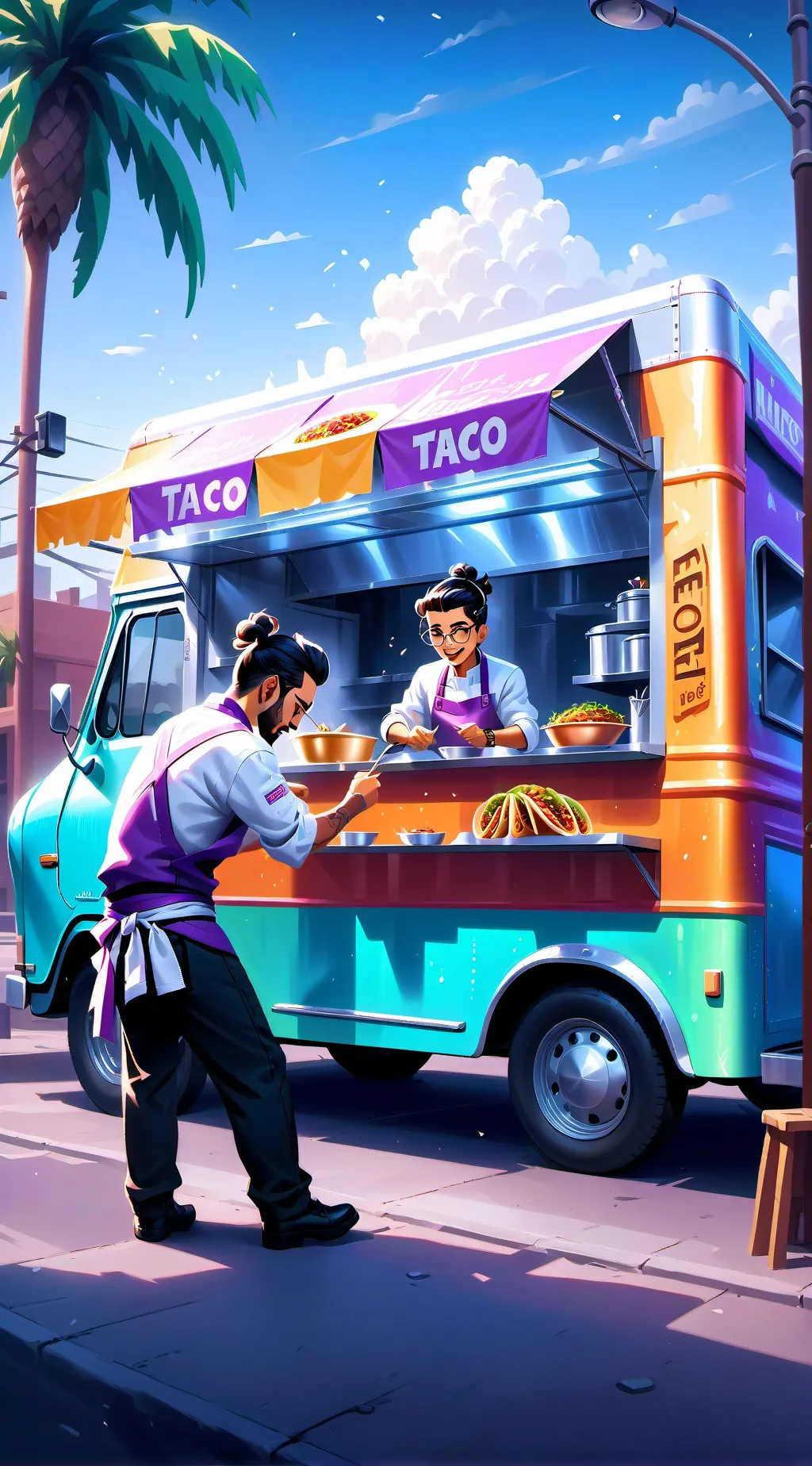 ai character: Taco Tycoon background