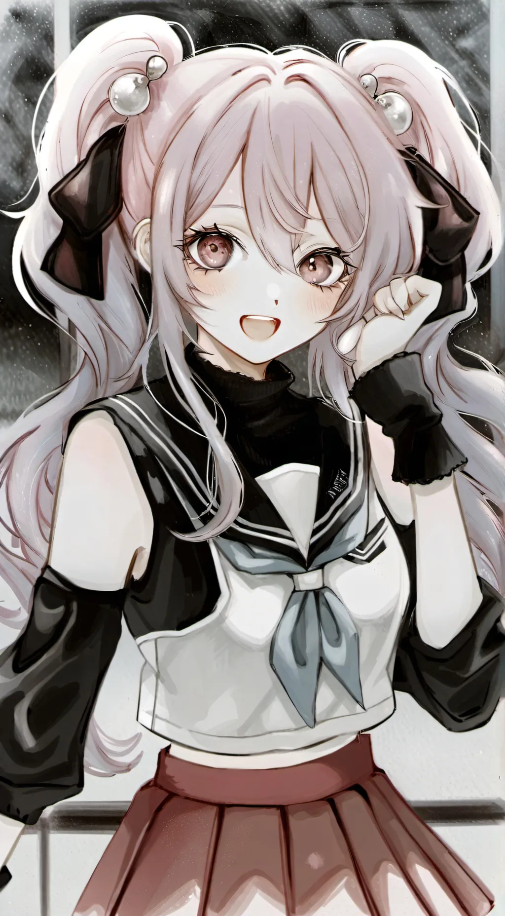 ai character: Cheerleader Navida background