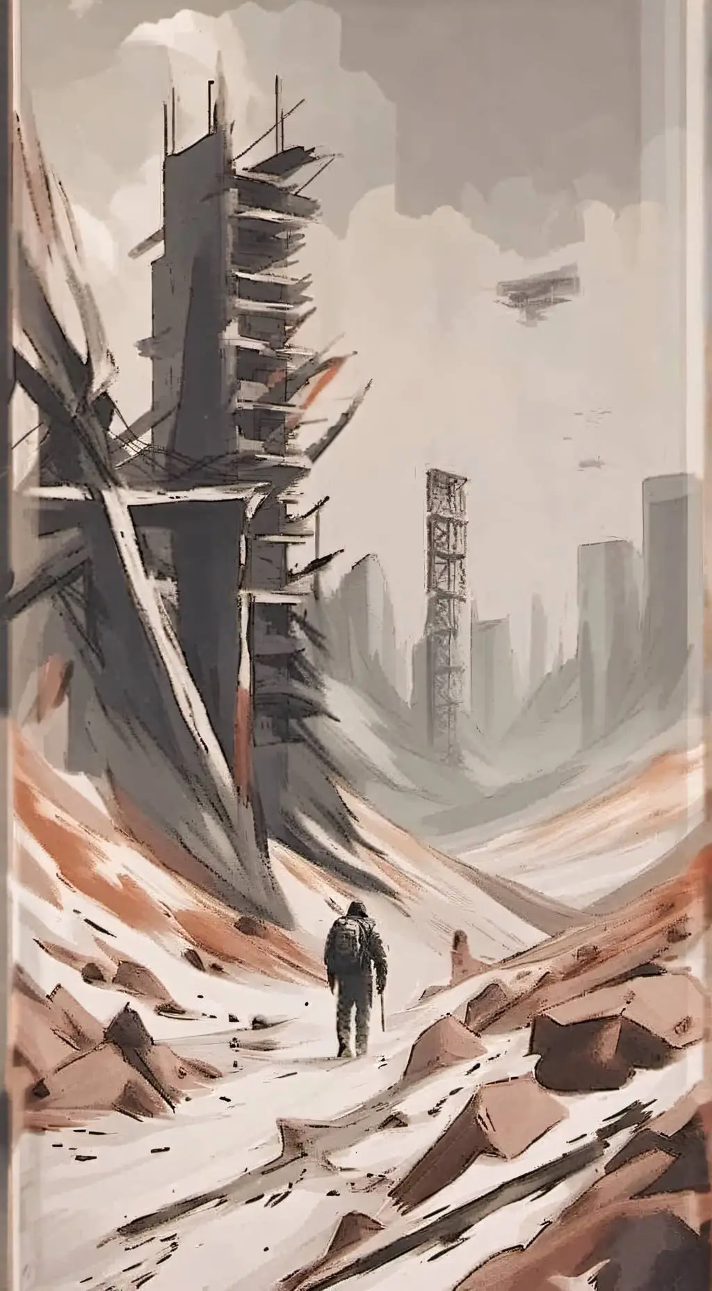 ai character: the post apocalyps background