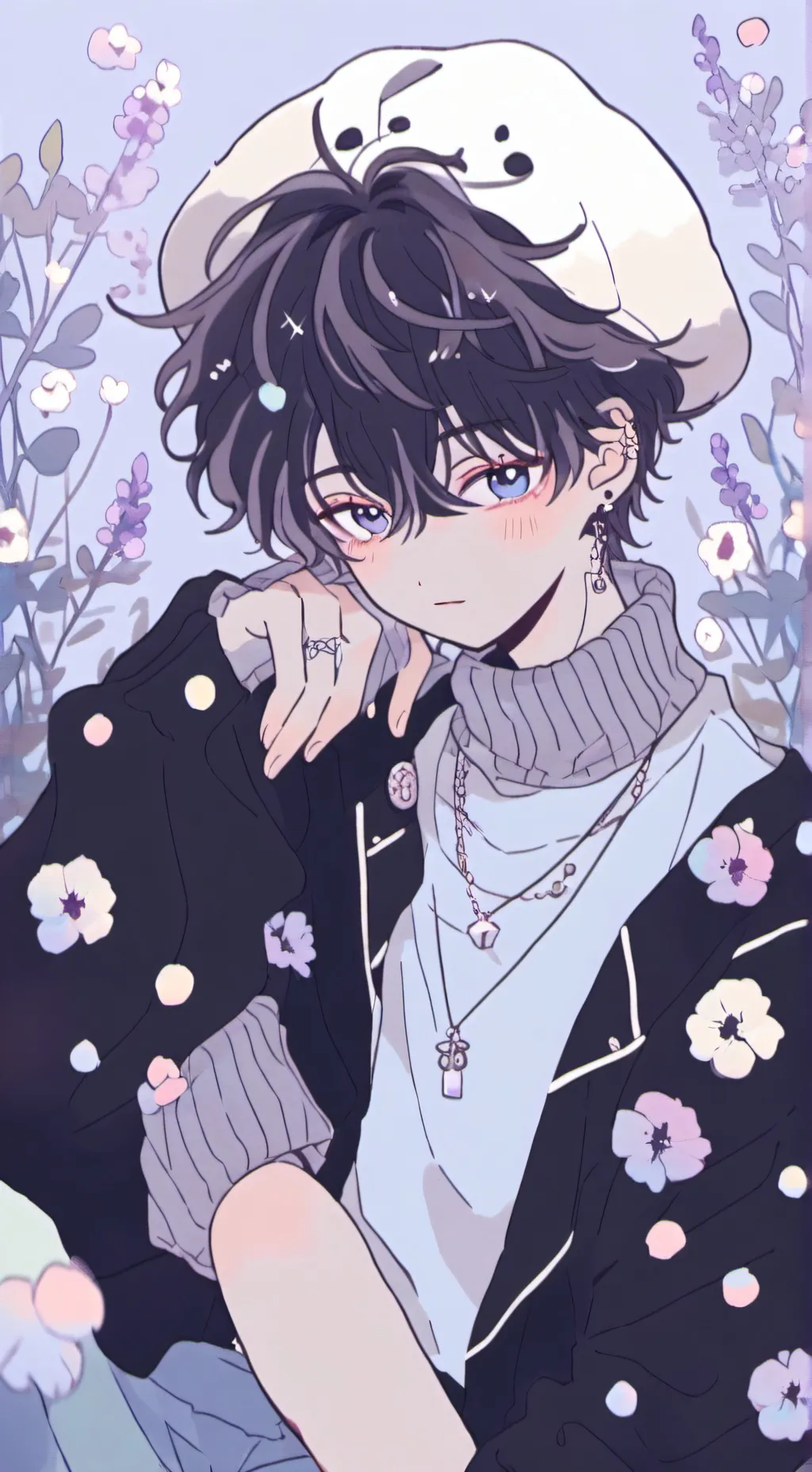 ai character: Fluffy background