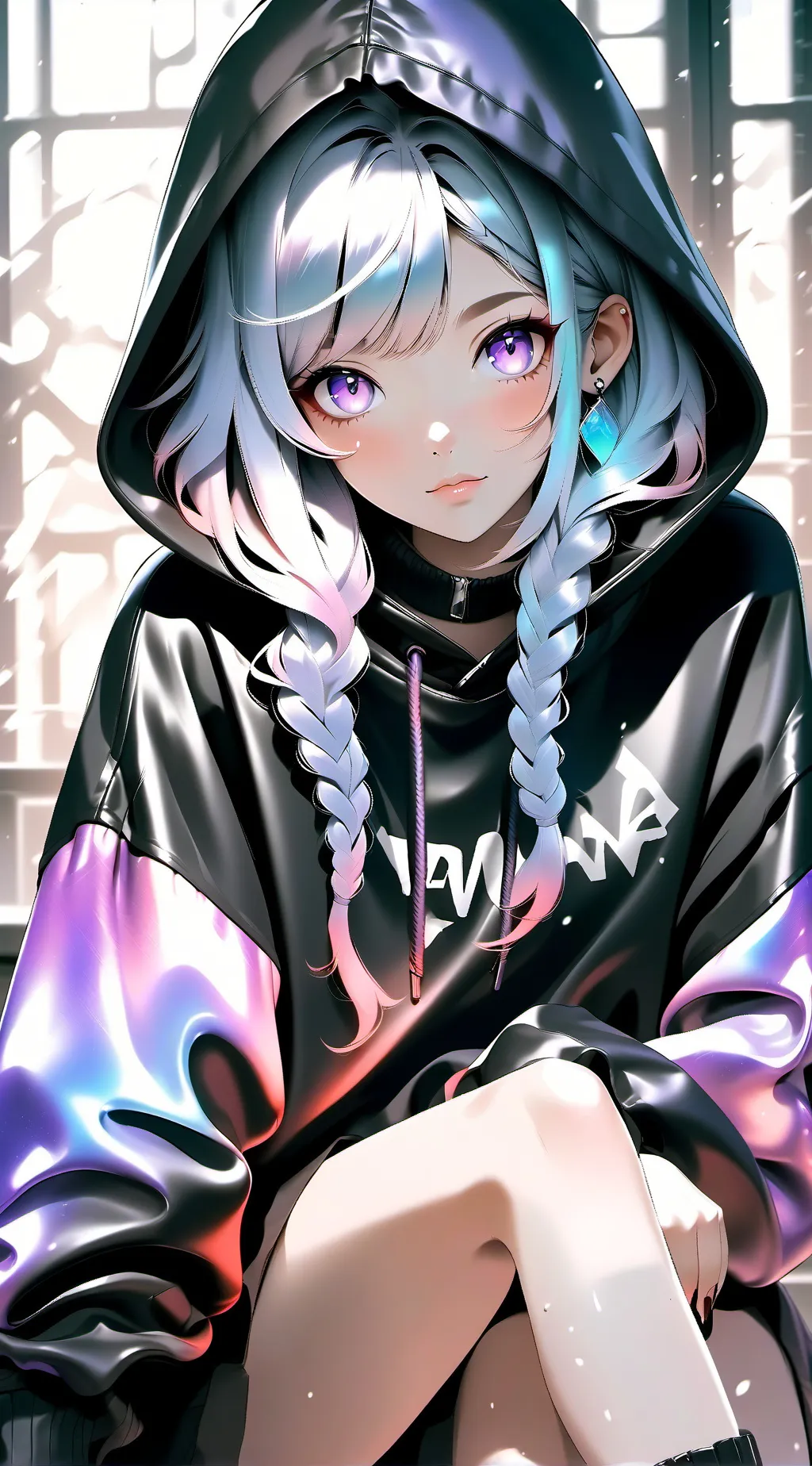 ai character: Hayley  background