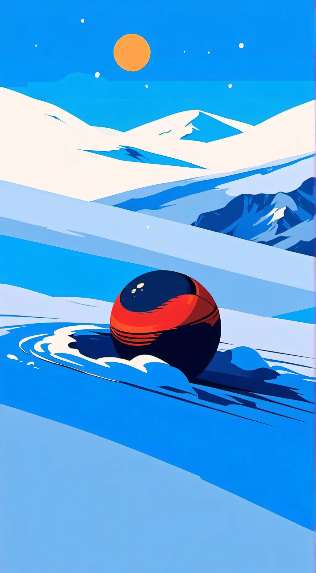 ai character: dropped orb background