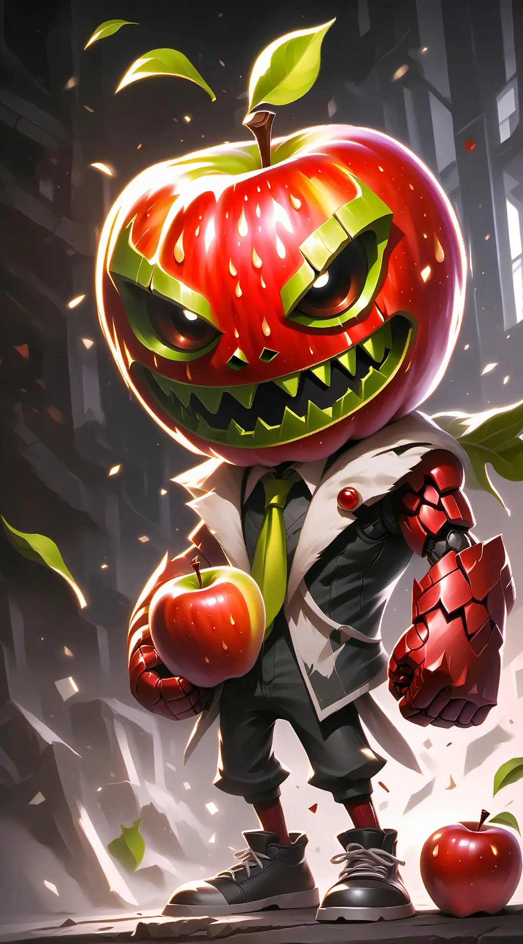 ai character: mr apple background