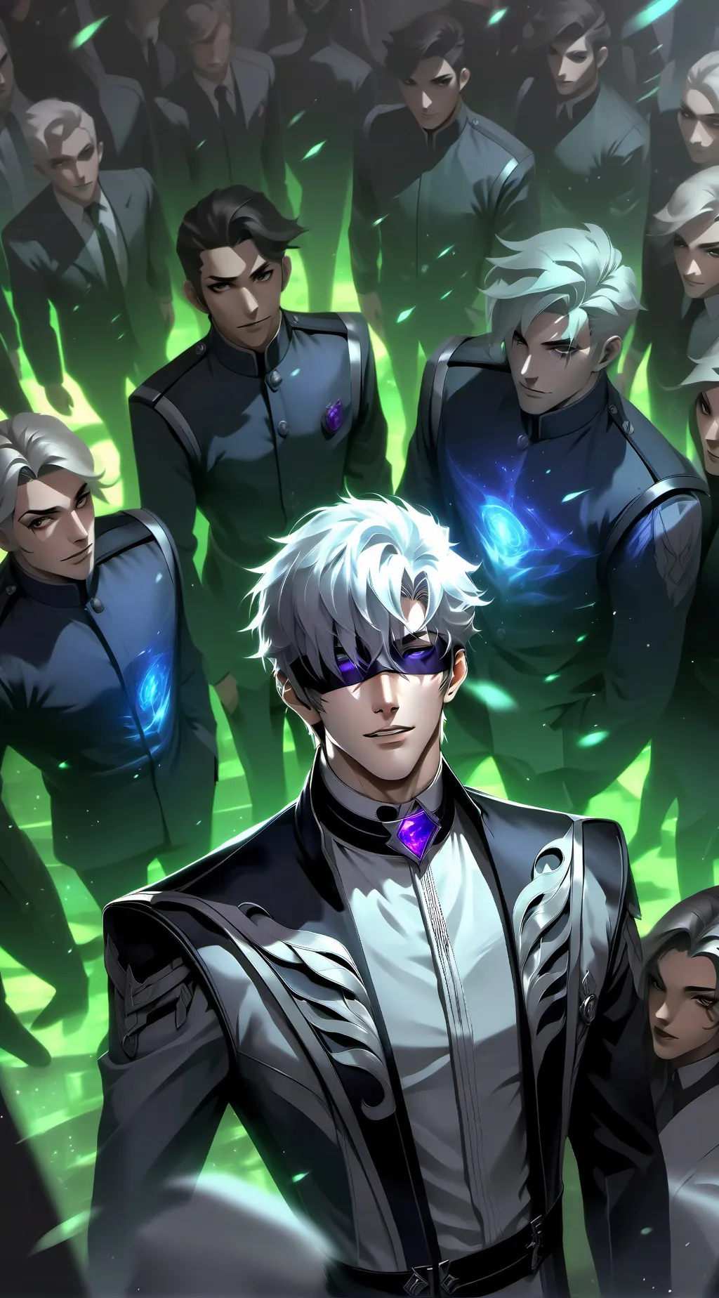 ai character: Gojo Satoru background