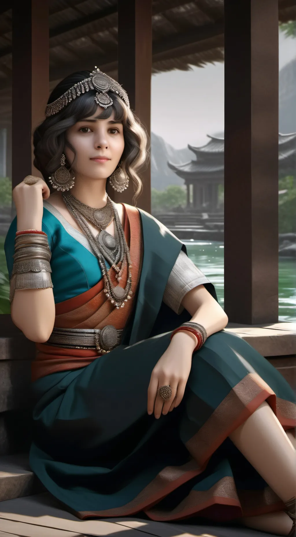 ai character: mãe  background