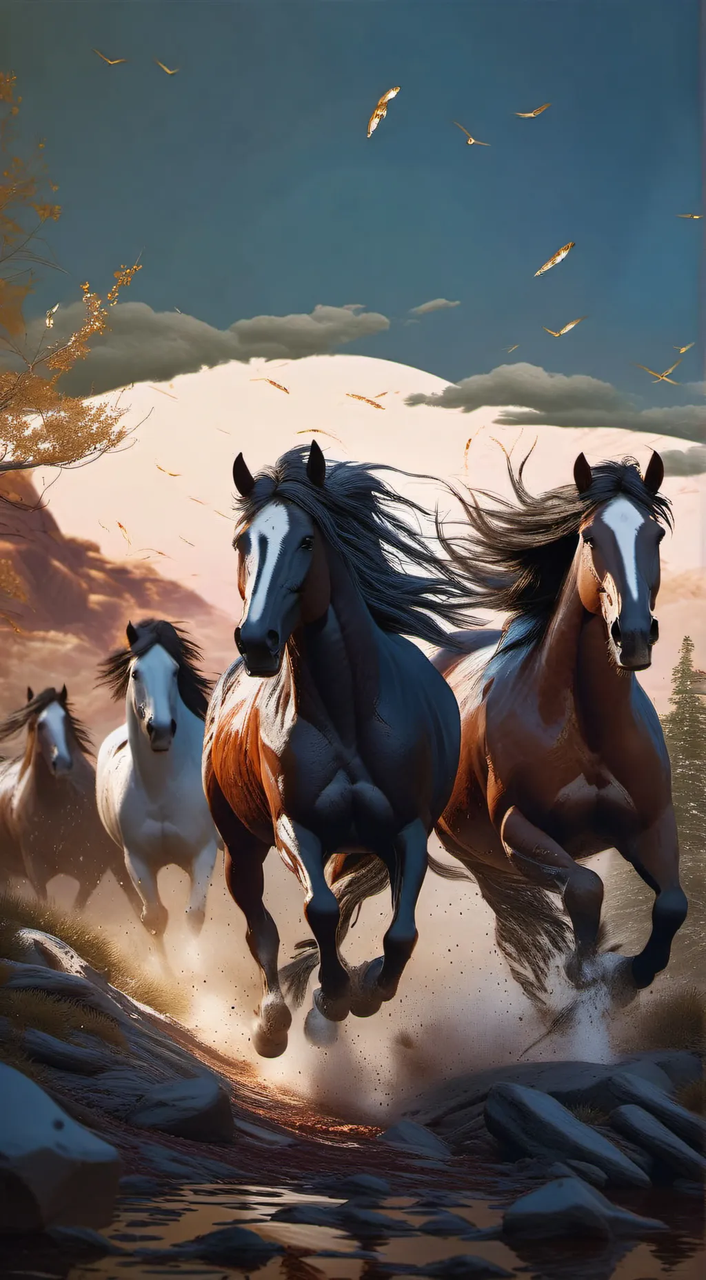 Talkie AI - Chat with Herd of Mustangs