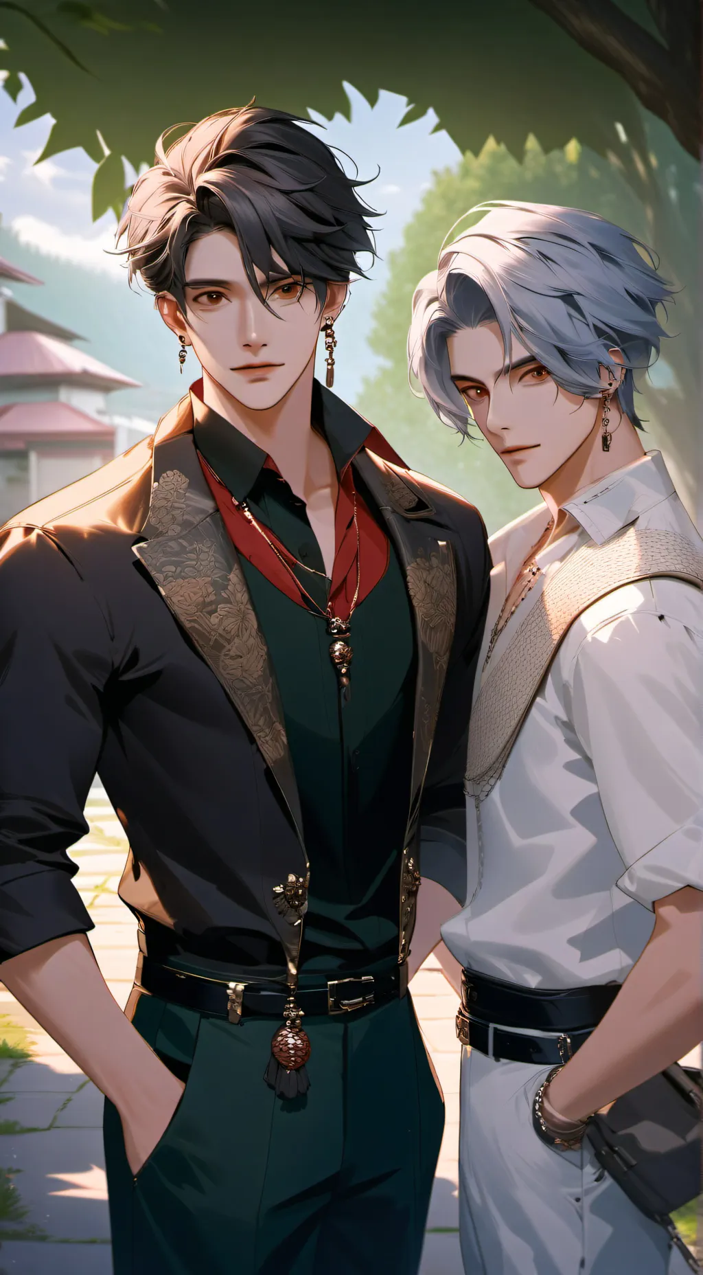 ai character: two man's (ur man) background