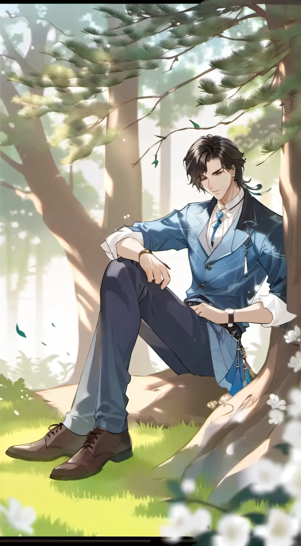 ai character: Phantom background