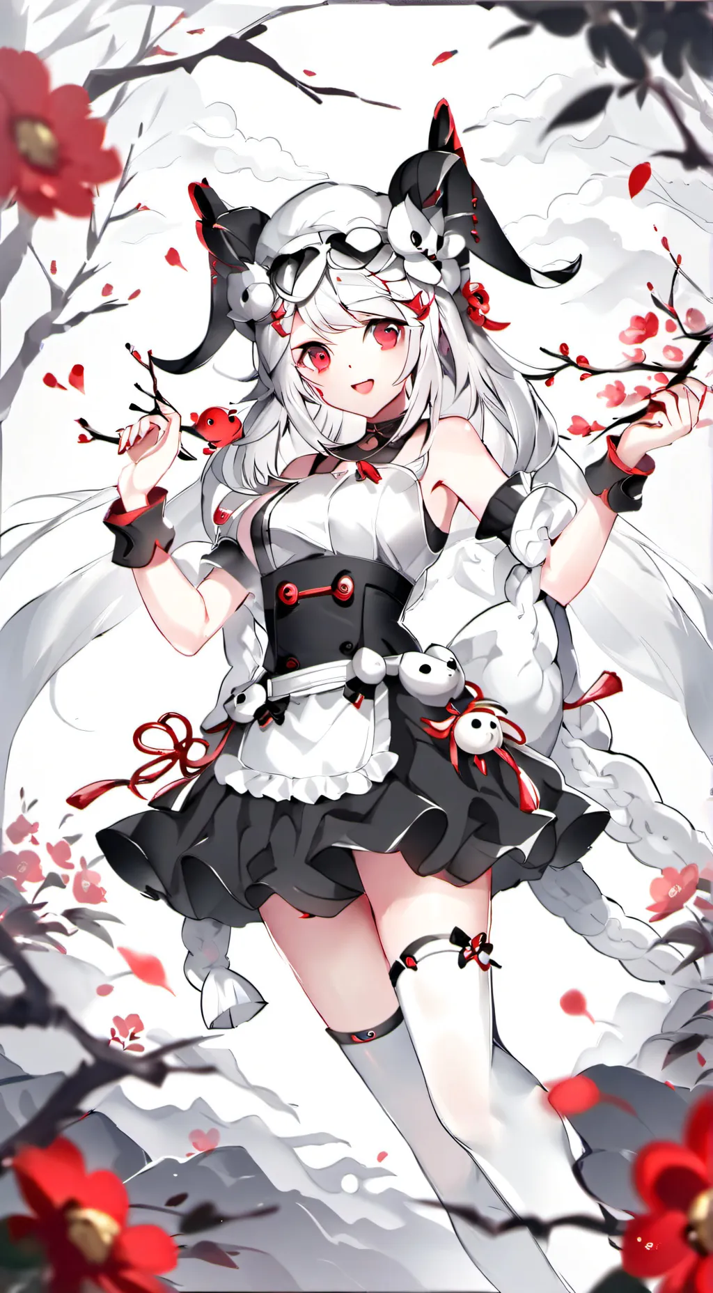 ai character: Black  background