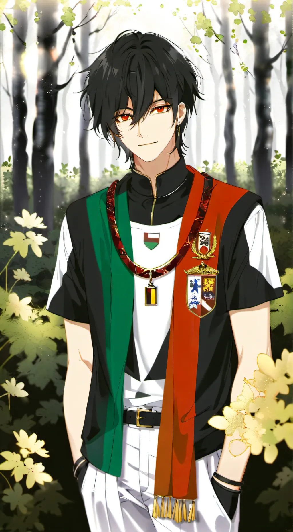 ai character: Nicolas  background