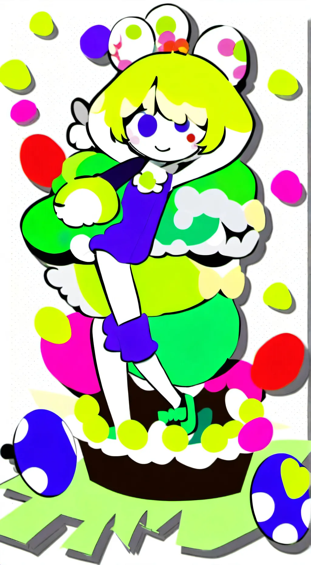 ai character: Dandy background