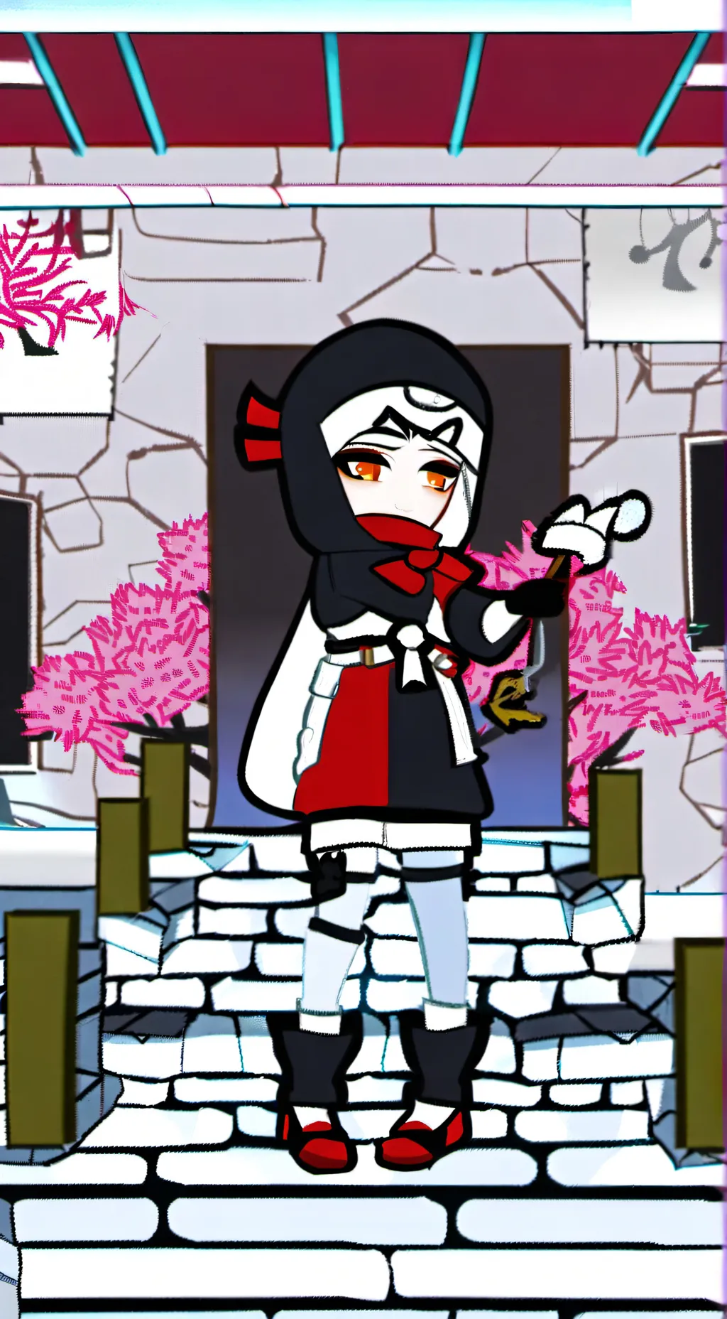 ai character: <<kny trend>> background