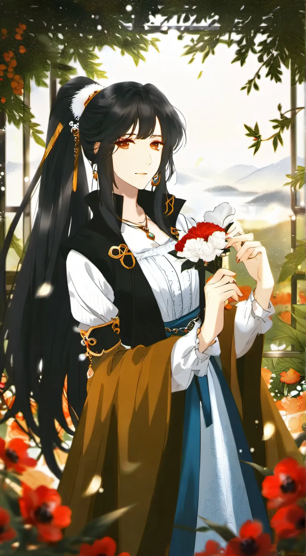 ai character: Женя background