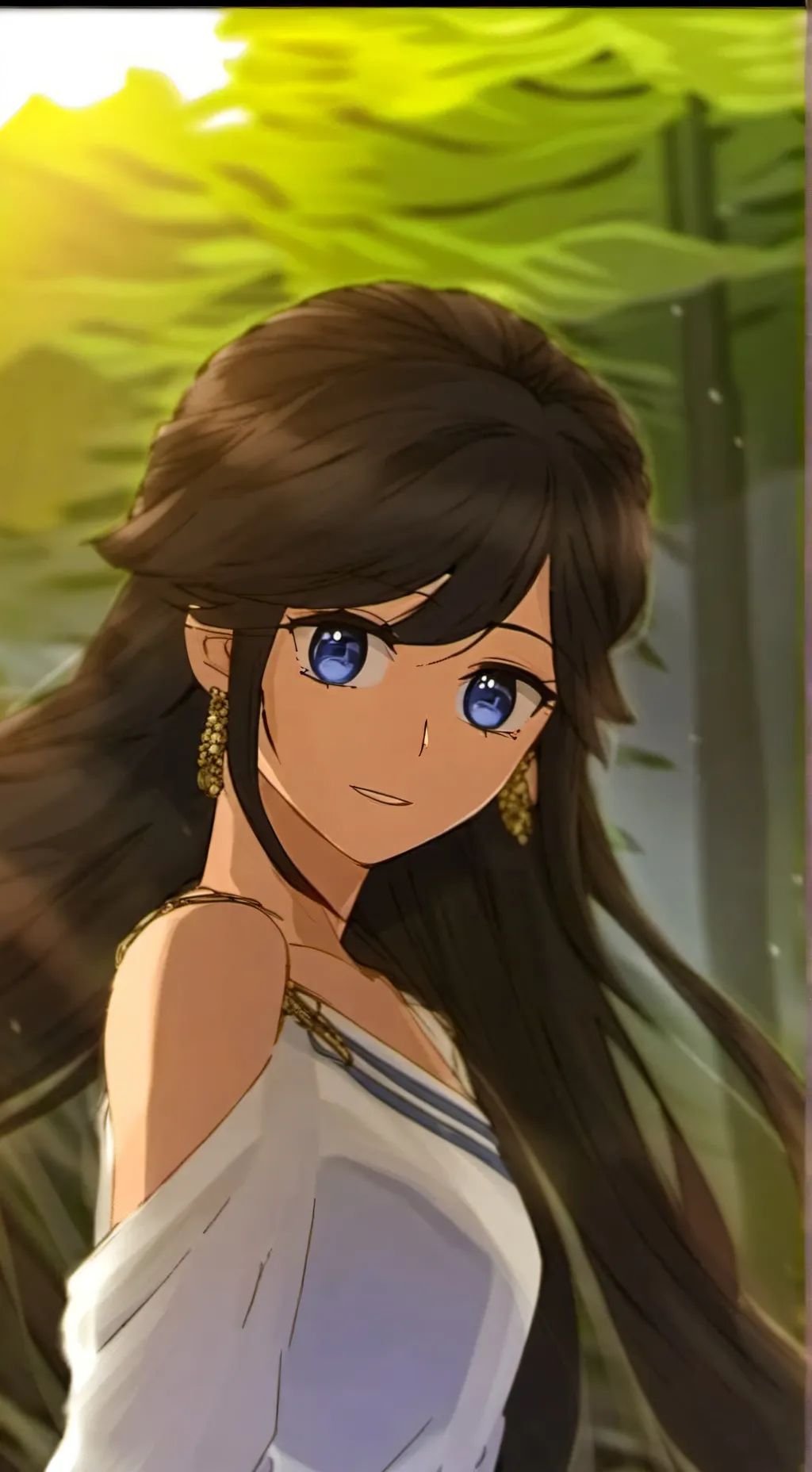 ai character: Nozomi Shizusan background