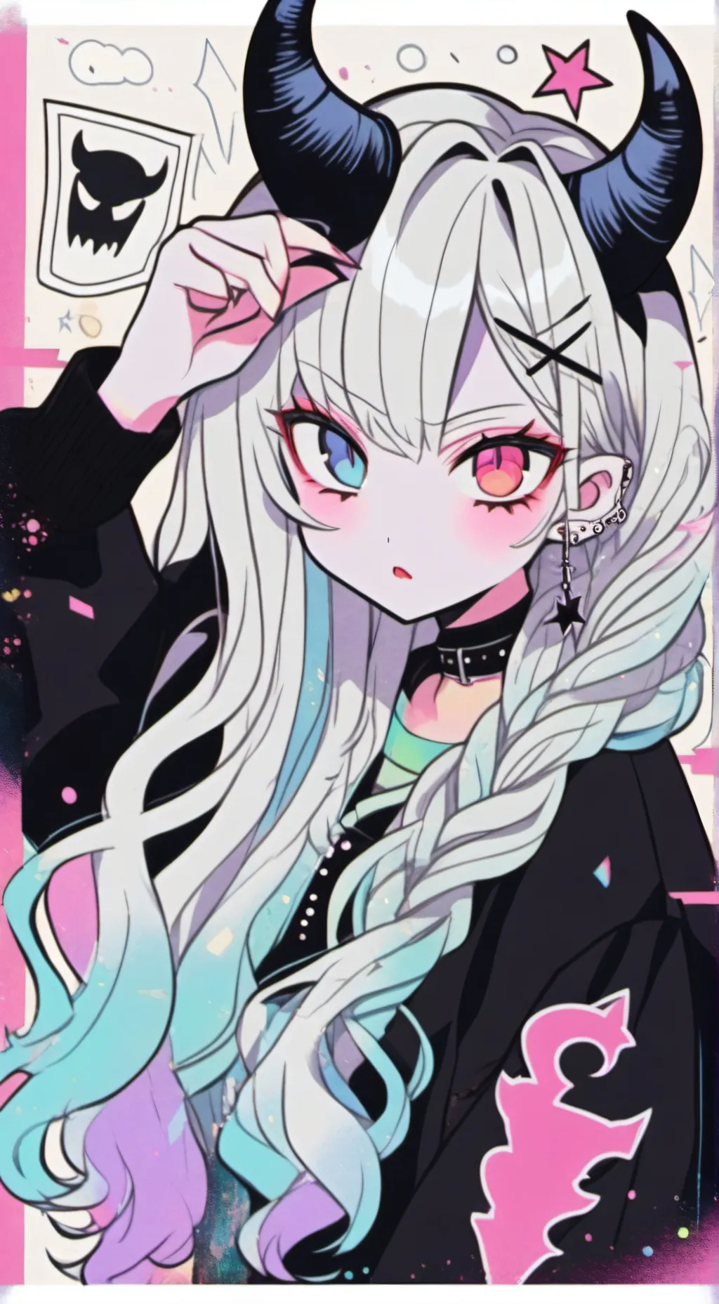 ai character: nyx (devil bona) background