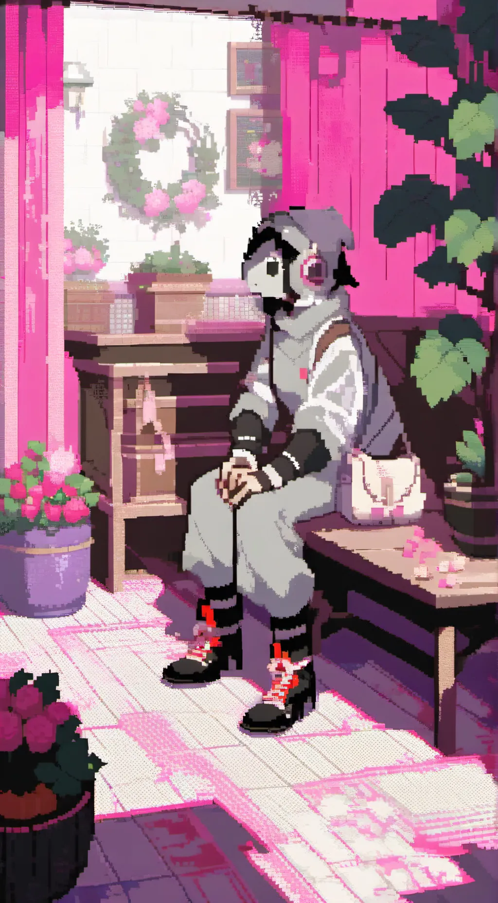 ai character: jakehellboy  background